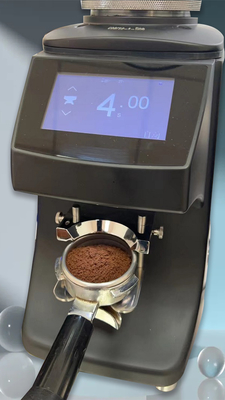 La broyeur de café électrique Coffee Mill Machine ébarbe à plat le noir de machine de meulage