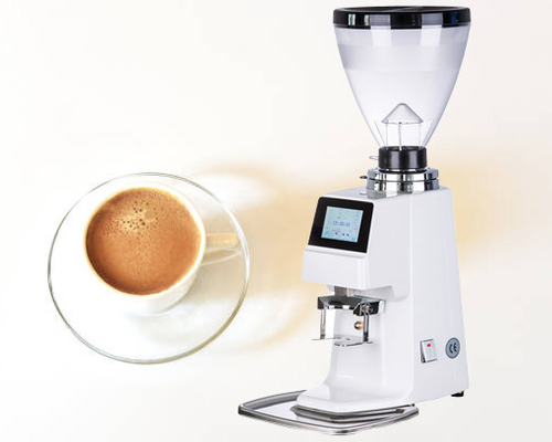 Moulin à café électrique pour mousseur à lait automatique à écran tactile
