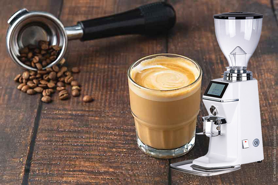 Moulin à expresso à haute puissance de 370W avec contenant de poudre de café