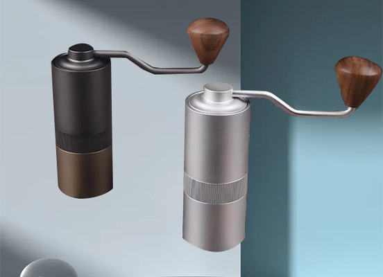Ajustement de meulage de degré de l'expresso 6 portatifs de la broyeur de café de main 35g