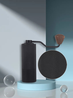 Broyeur de café extérieure en bois solide de poignée d'alliage d'aluminium Hand Adjustable