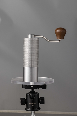 Moulin à café manuel portatif d'OEM pour camper l'acier inoxydable