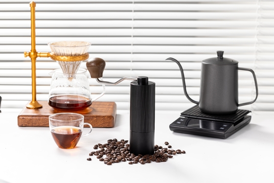 Mini moulin à café manuel portable en acier inoxydable Burr 450g