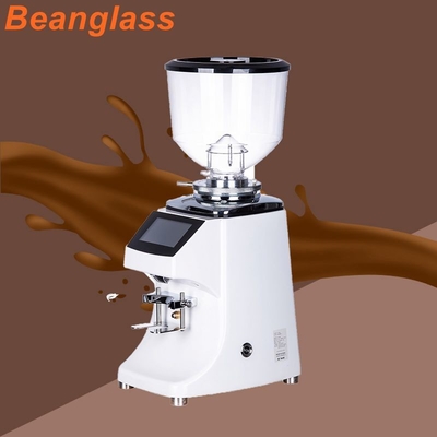 83mm Flat Burr Coffee Miller Moulin à expresso électrique Blanc
