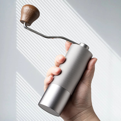 Broyeur de café portative de Mini Small Hand Manual Burr Stainless Steel Homeuse