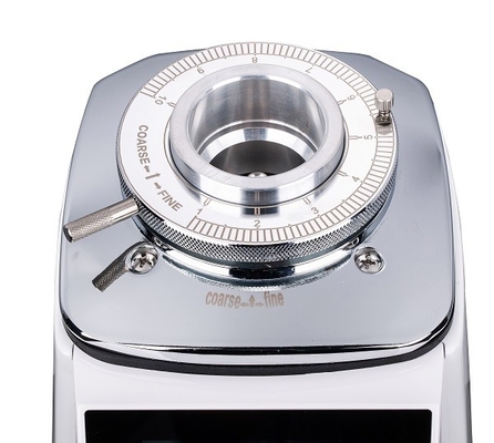 Écran tactile moulin à café commercial 550W Puissance Voltage personnalisé alliage d'aluminium/ABS 64mm Disque de meulage